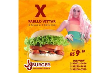 JJ Burguer - X-Pabblo Vittar